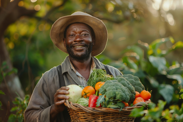 ARISE-african-man-harvesting-vegetables